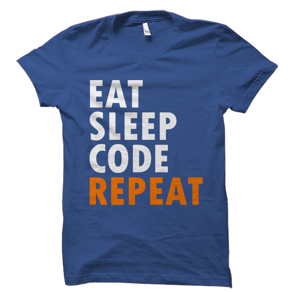 Eat Sleep Code Repeat Shirt Otzi Shirts