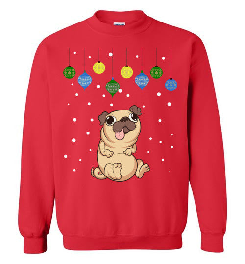 Pug Ugly Christmas Sweater Otzi Shirts