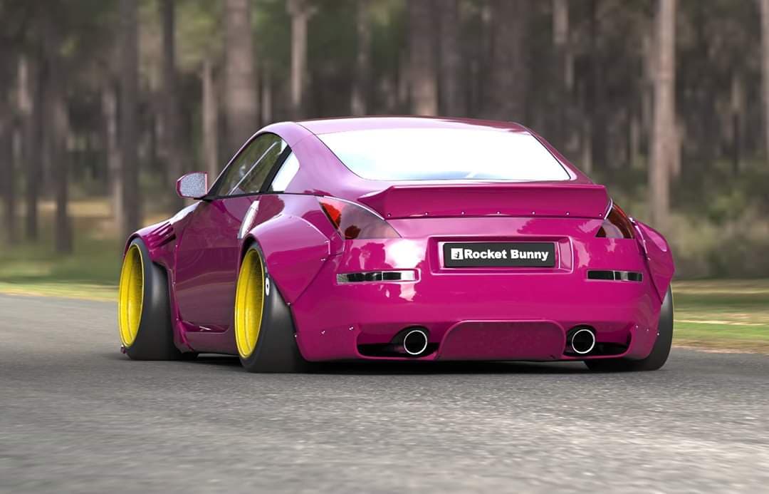 rocket bunny 350z front bumper