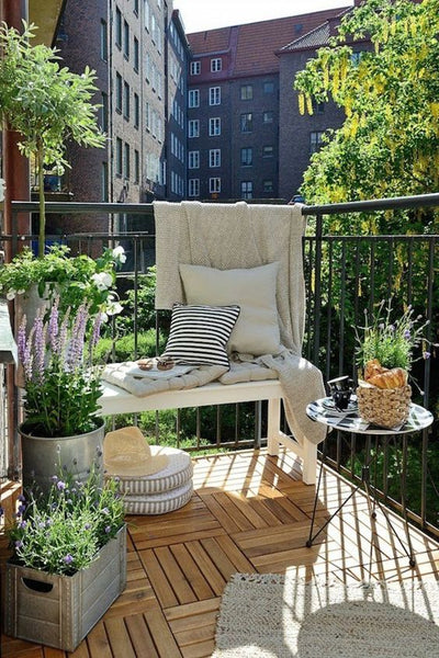 amenagement balcon terrasse