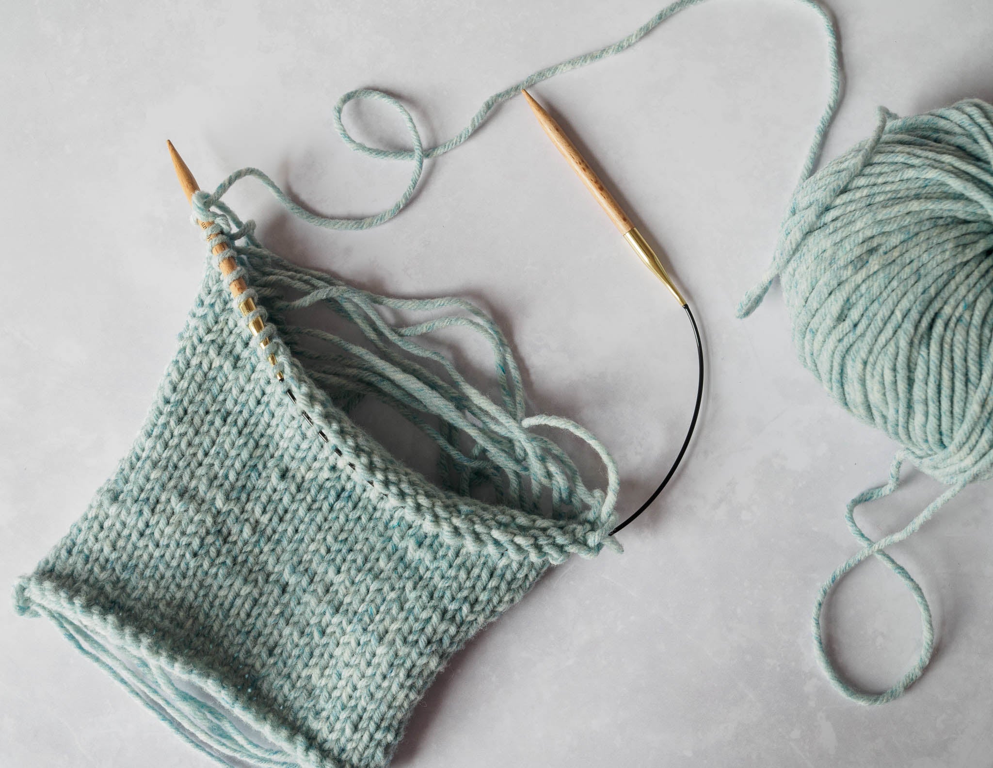 Cast on with the best knitting needles for beginners - Gathered
