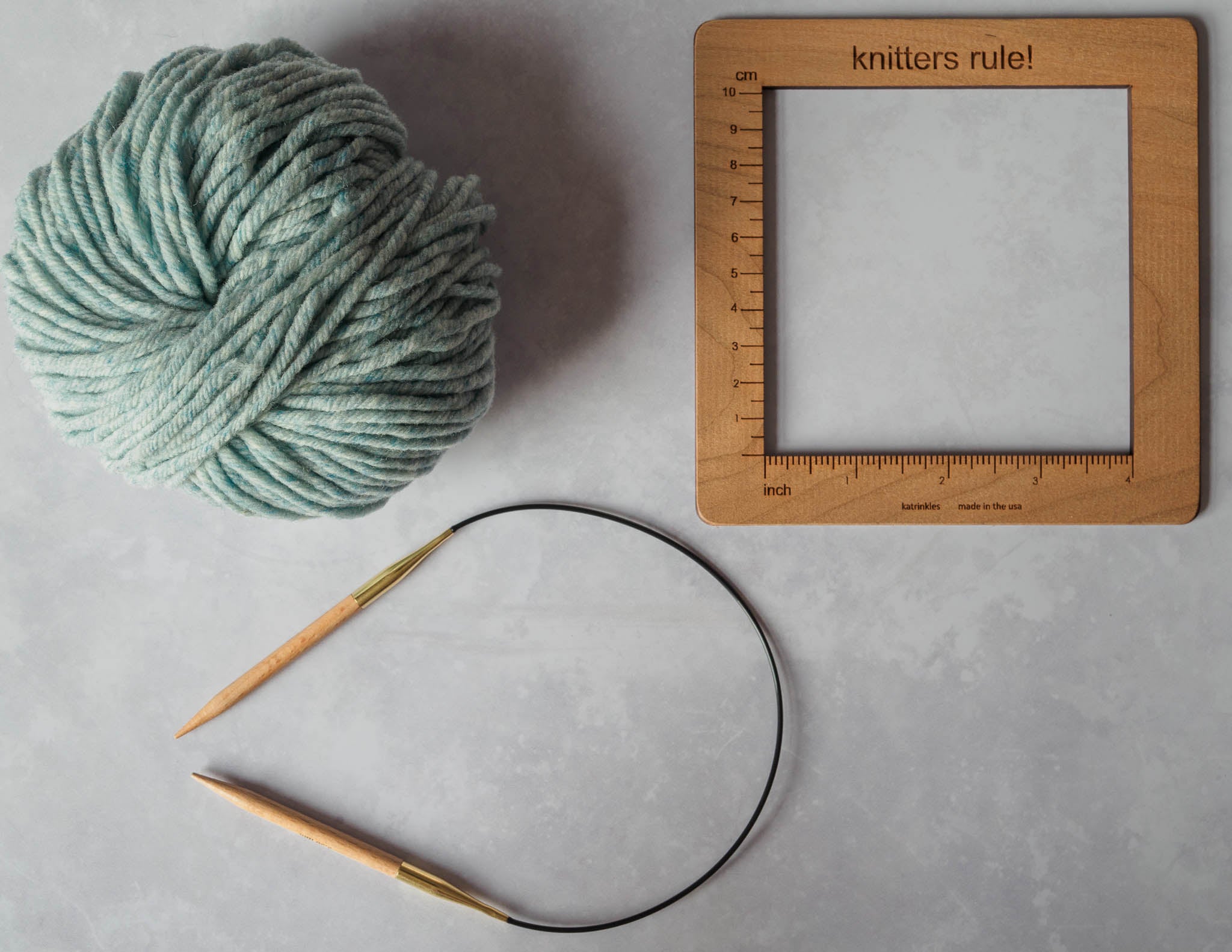 Knitting Needle Gauge Needle Gauge Knitting Wooden Knit Measure