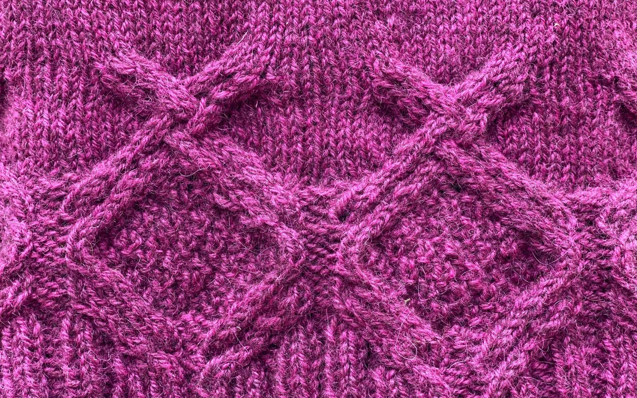 Ho to knit round shape in sleeves / Knitting round border