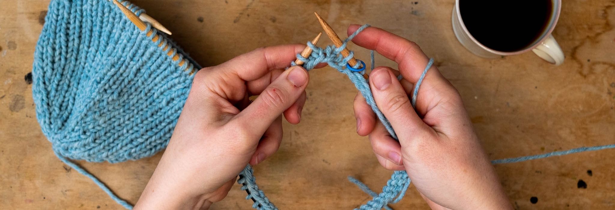 Learn to knit: How to knit in the round with double pointed needles - Ysolda