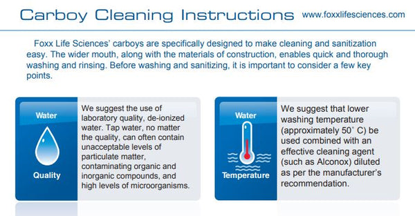 Carboy Cleaning Tips by Foxx Life Sciences