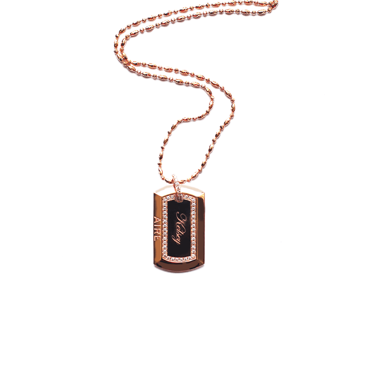 Diamond Dog Tags - RED GOLD®