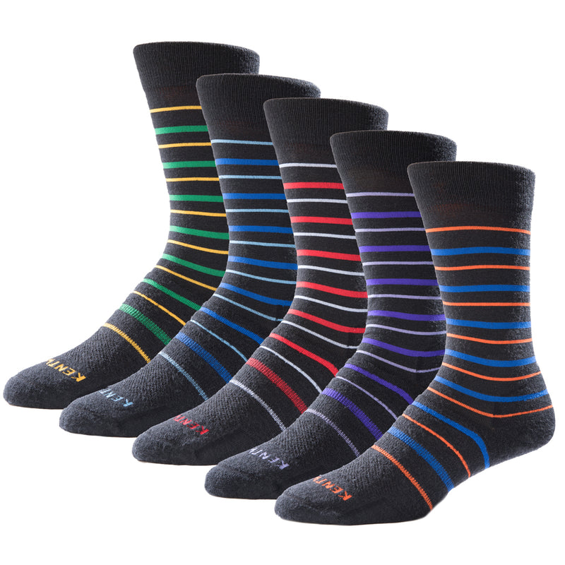 striped dress socks