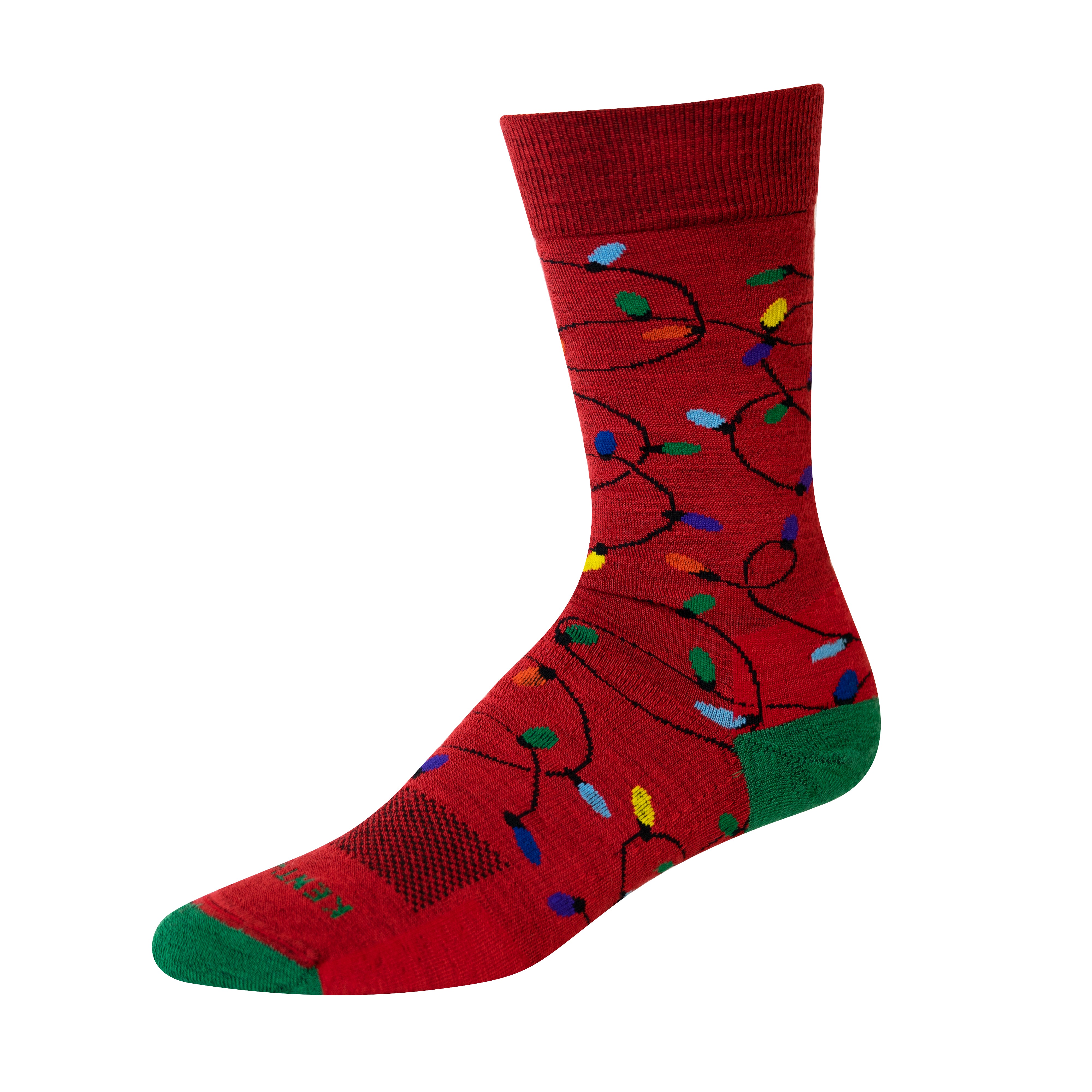 Men's Dress Sock - Holiday Lights