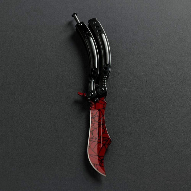 Crimson Web Butterfly 2 Real Video Game Knife Skin