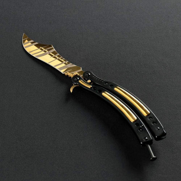 Tiger Tooth Butterfly Knife 20