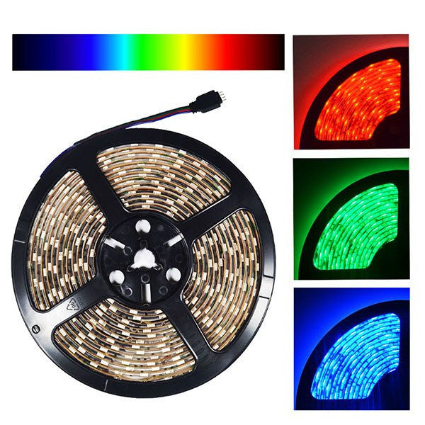 LED RGBW Strip Light Kit 120V AC 16 ft Reel