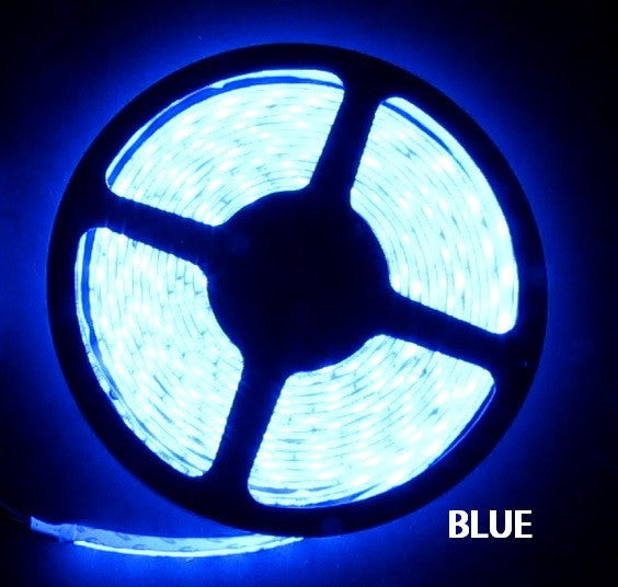 NovaBright 5050SMD Blue Super Bright Flexible LED Light Strip 16 Ft Reel Kit