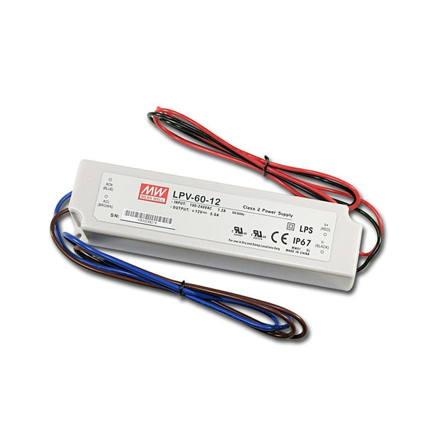 300W LiteWard DC-300W-UL12V LED Driver 25A Waterproof 12V AC 100-130V  Constant Voltage UL Waterproof IP67 AC to DC for LED Strips and Modules