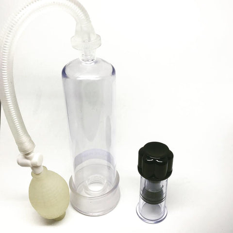 One large penis pump and one small clitoral pump