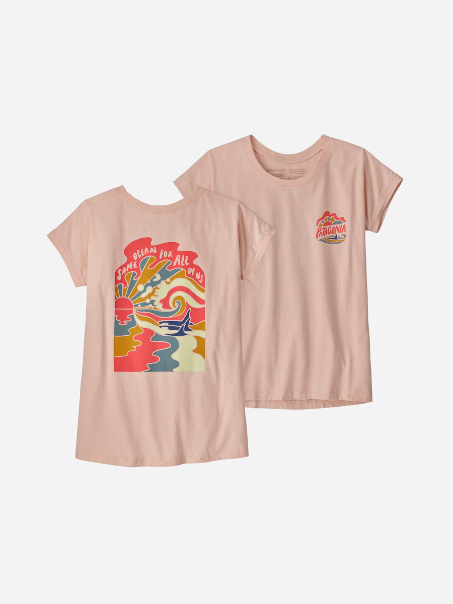 PATAGONIA GIRLS REGENERATIVE ORGANIC CERTIFIED COTTON GRAPHIC