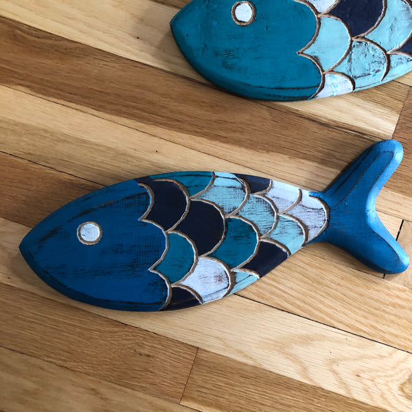 Wood Carved Fish
