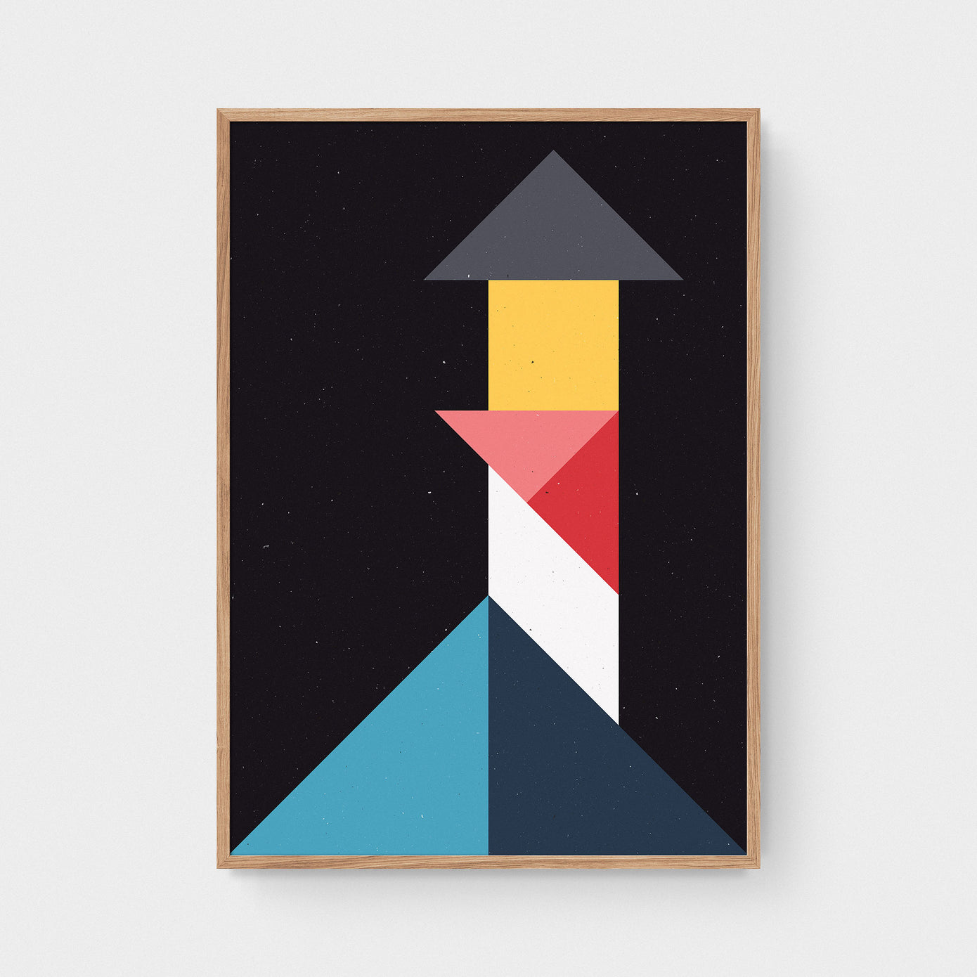 Tangram Prints Lighthouse Stellavie