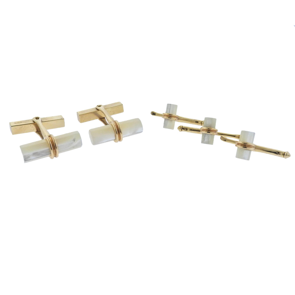 pearl cufflinks tiffany