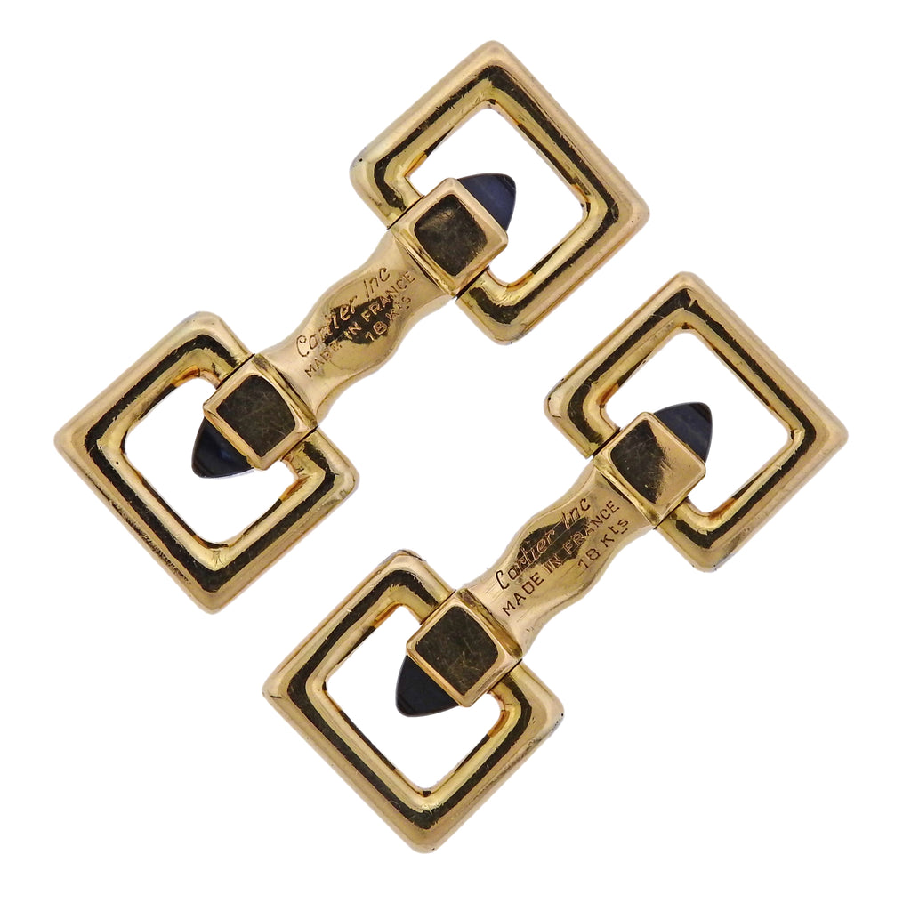 cartier stirrup cufflinks