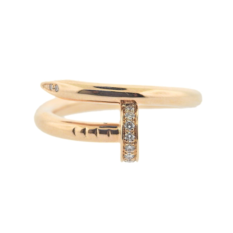 diamond nail ring cartier