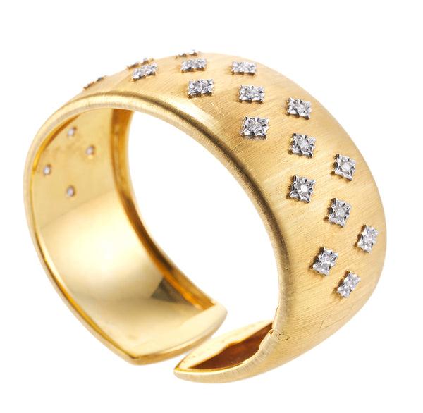 Buccellati - Macri - Bangle Bracelet with Diamonds, 18k Yellow Gold – AF  Jewelers