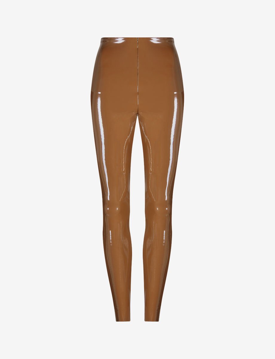 Commando Patent Leather Legging - Cinnamon