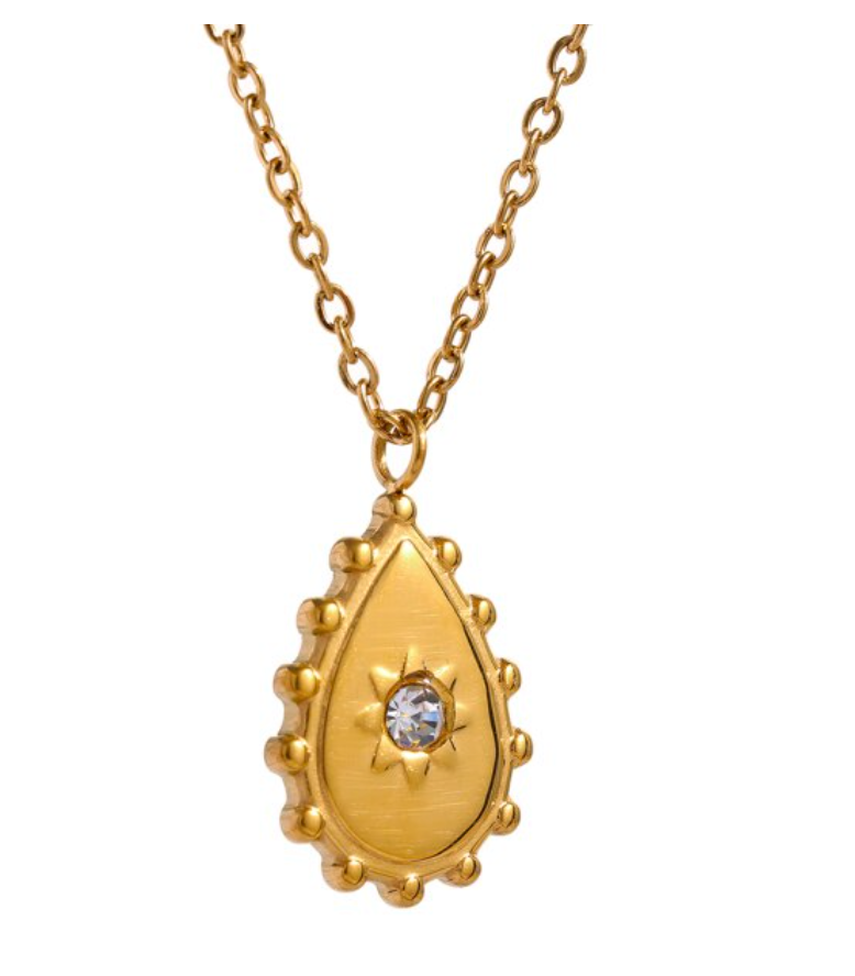 Water Drop Pendant Necklace