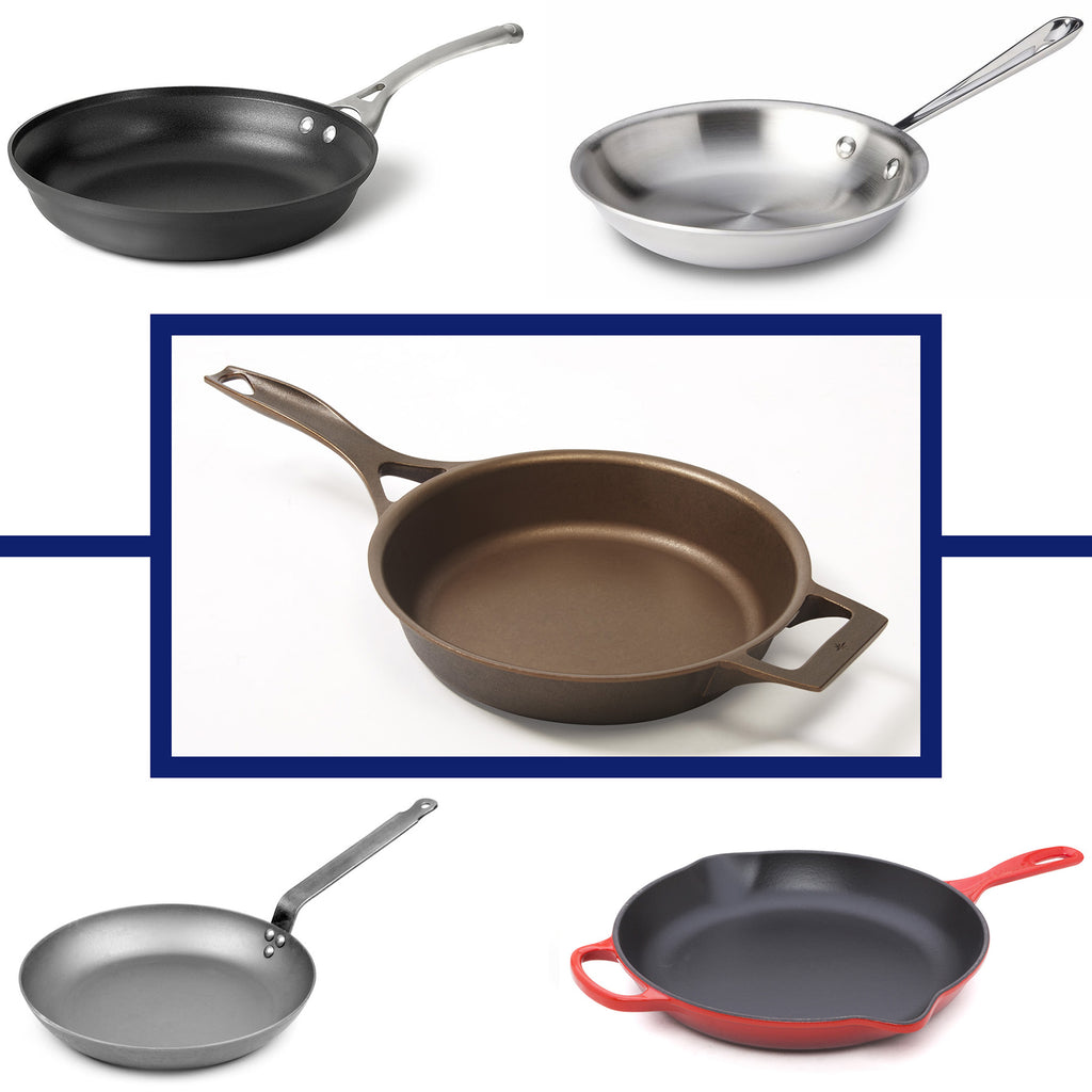 different frying pans