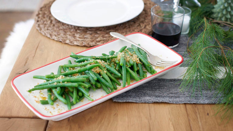 Grean Beans with Crispy Crumbs