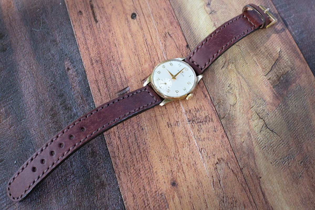 Handmade Leather Watch Strap Hide & Home