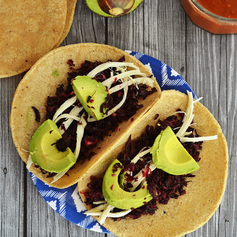 Receta: Tacos veganos de jamaica – INNATA