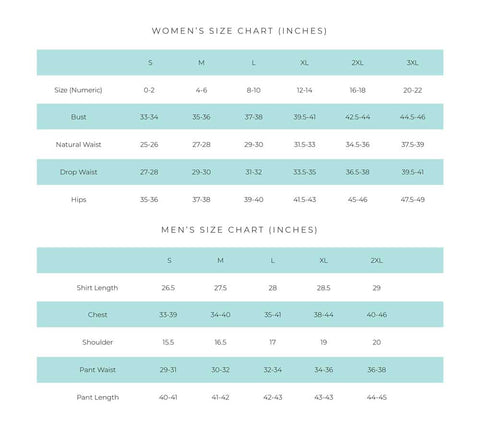 Posh Peanut Size Chart Womens