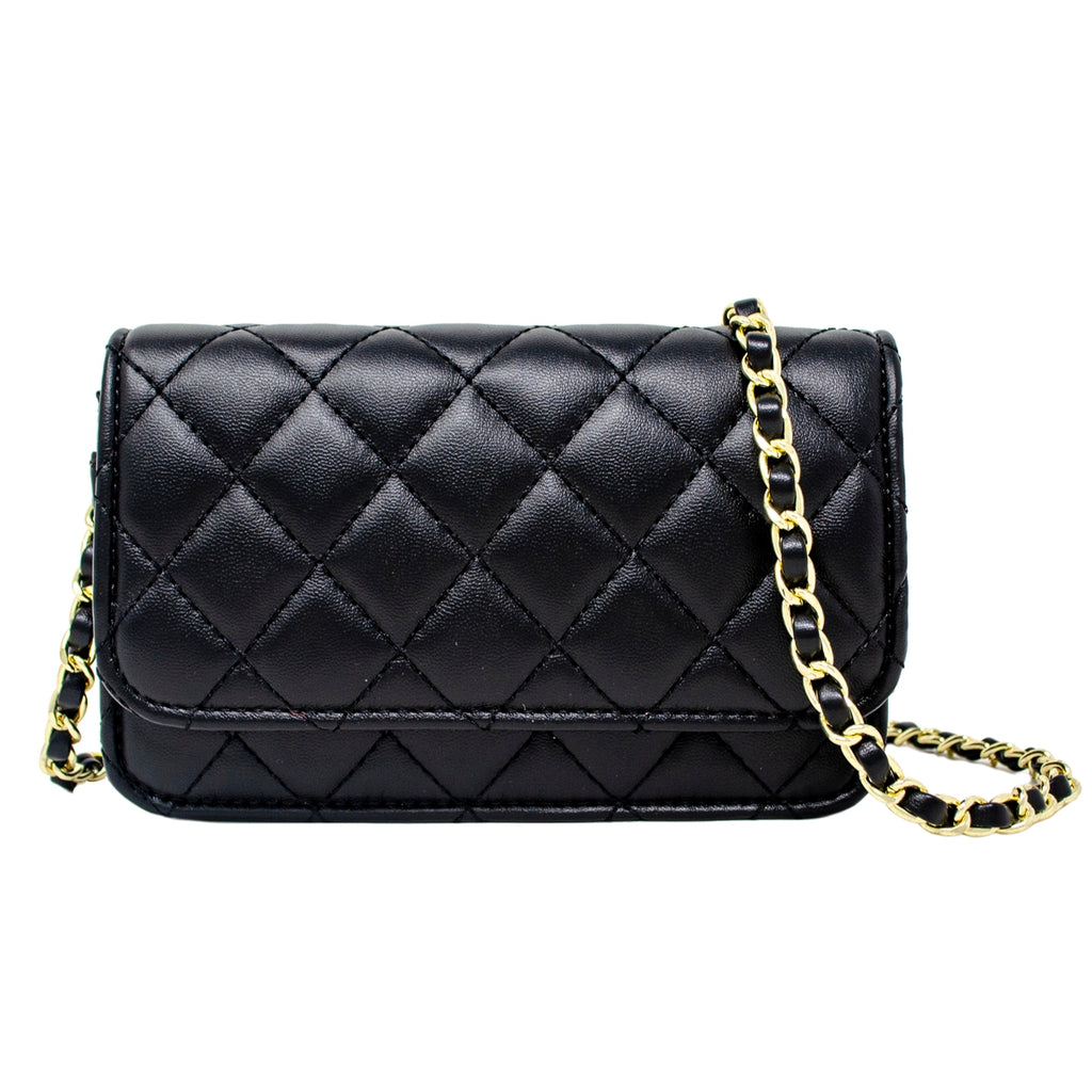 Zomi Gems Classic Quilted Bag - Black – Basically Bows & Bowties