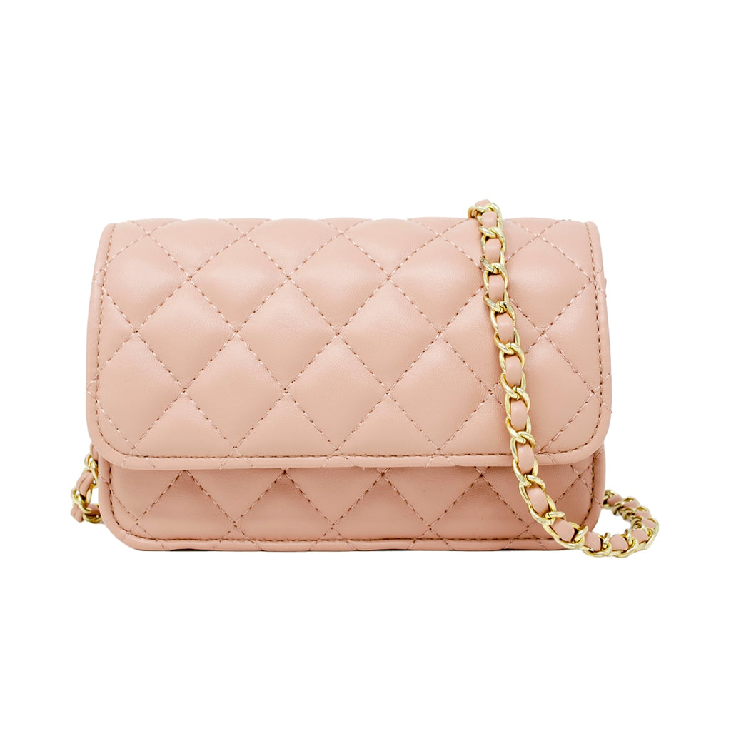 Zomi Gems Classic Quilted Bag - Pink – Basically Bows & Bowties