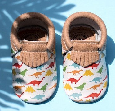 dinosaur moccasins