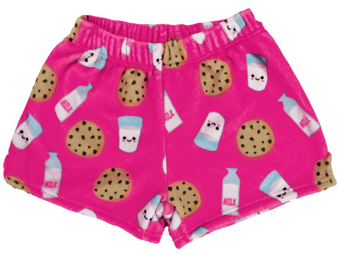 Iscream Milk & Cookies Plush Shorts – Basically Bows & Bowties