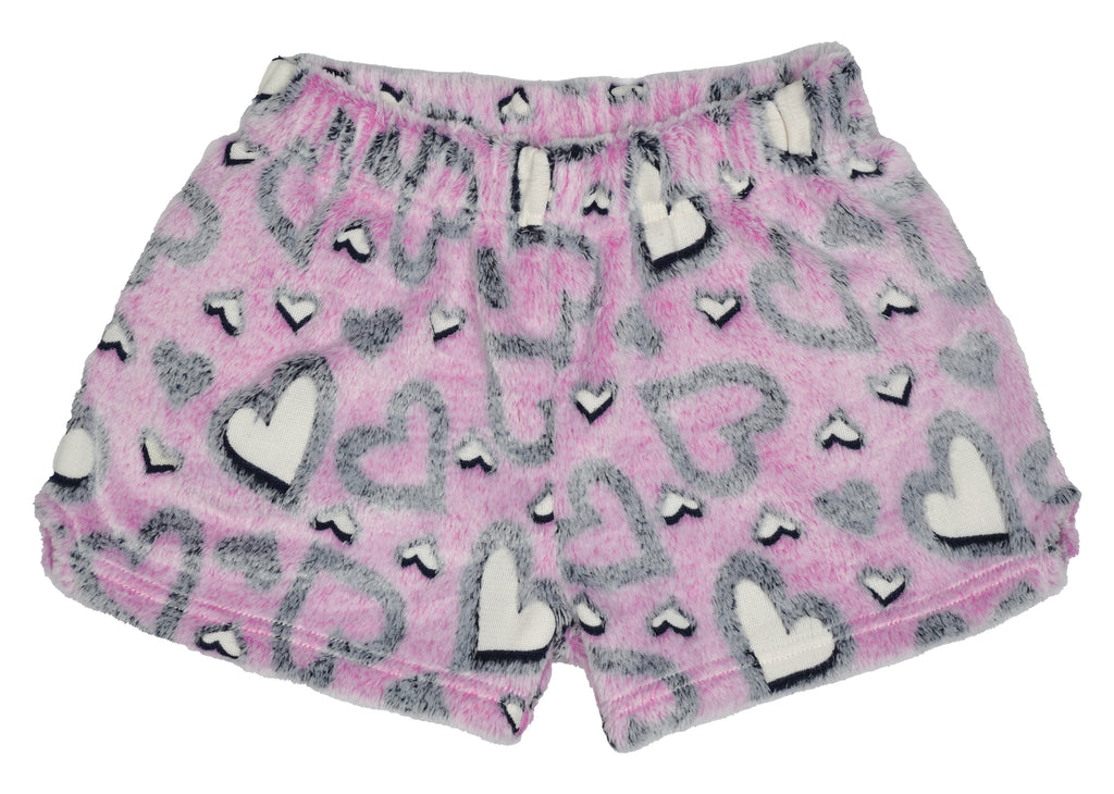 Iscream Hearts Glow in the Dark Plush Shorts – Basically Bows & Bowties