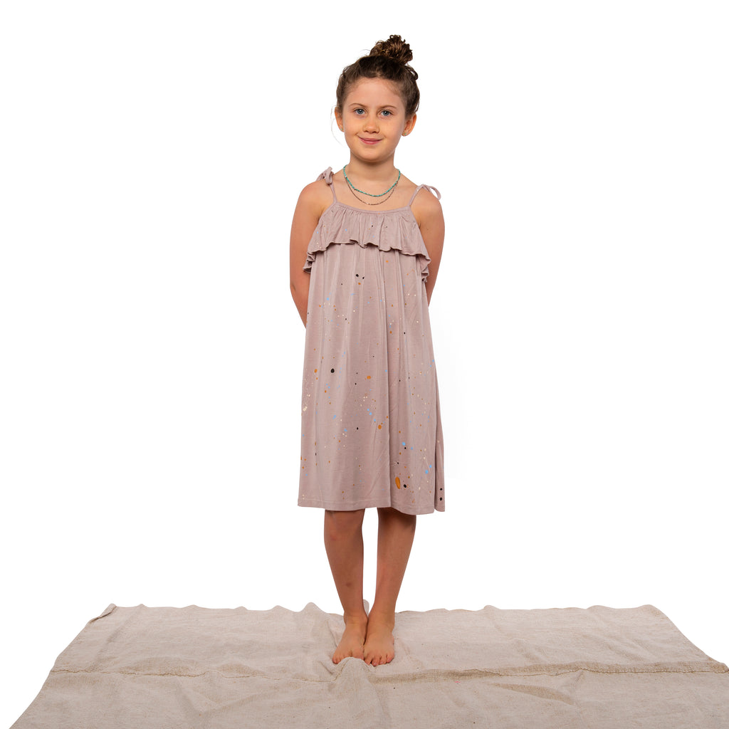 Fairwell Traveler Dress in Mallow Mist – Basically Bows & Bowties