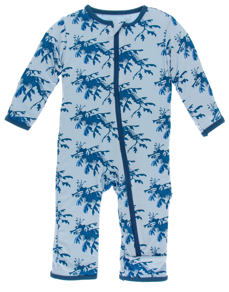 KicKee Pants Pond Leafy Sea Dragon Coverall with Zipper – Basically ...