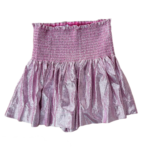Queen of Sparkles Kids Pink/Silver Swing Shorts – Basically Bows & Bowties