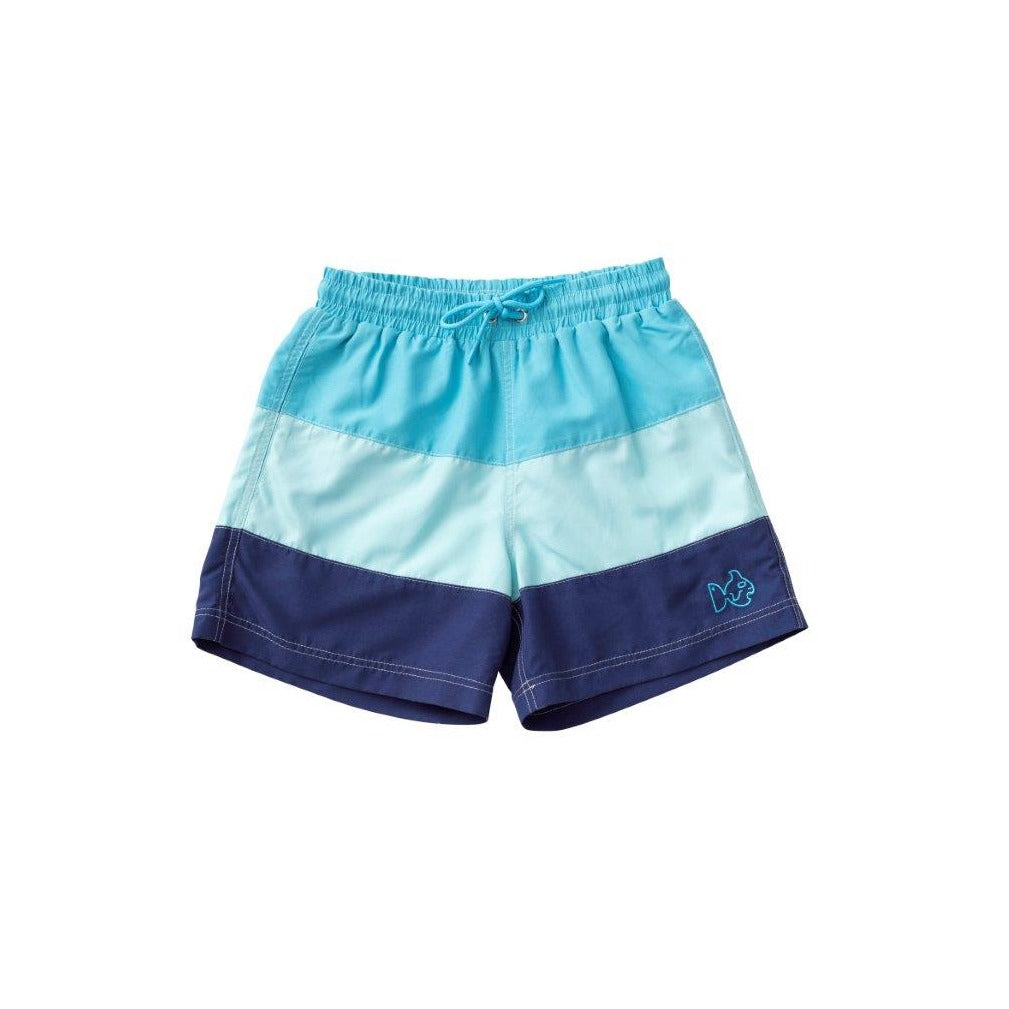 Prodoh Colorblock Swim Trunks in Blue Blossom – Basically Bows & Bowties