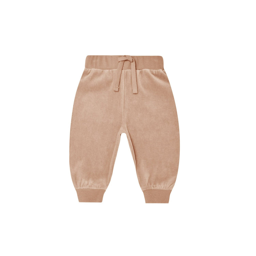 Quincy Mae Velour Relaxed Sweatpant - Blush – Basically Bows & Bowties