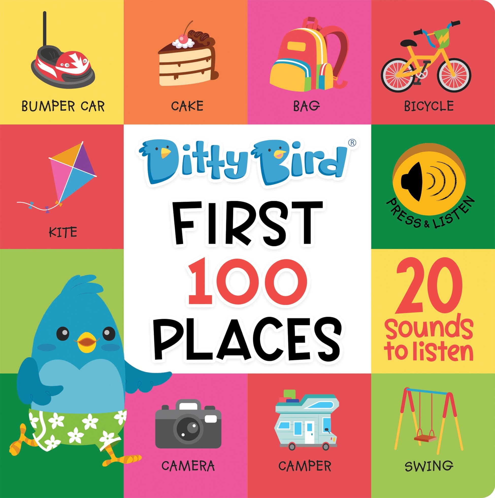Ditty Bird First 100 Places Sound Board Book