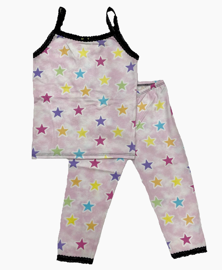 Esme Shimmer Rainbow Stars Cami & Legging Set – Basically Bows & Bowties