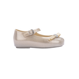 Mini Melissa Mini Dora BB - White / Gold Glitter, Grendene, cf-size-10, cf-size-11, cf-size-5, cf-size-7, cf-size-8, cf-size-9, cf-type-shoes, cf-vendor-grendene, Grendene, Grendene Mini Meli