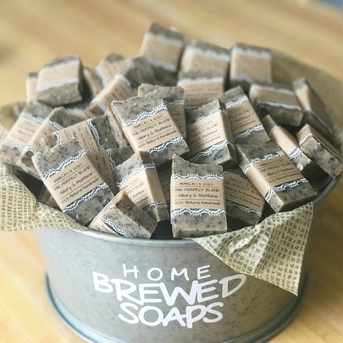 Coffee Soap favors for guests 