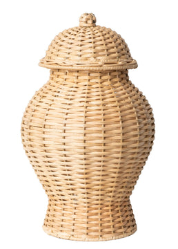 Wicker Ginger Jar - Large