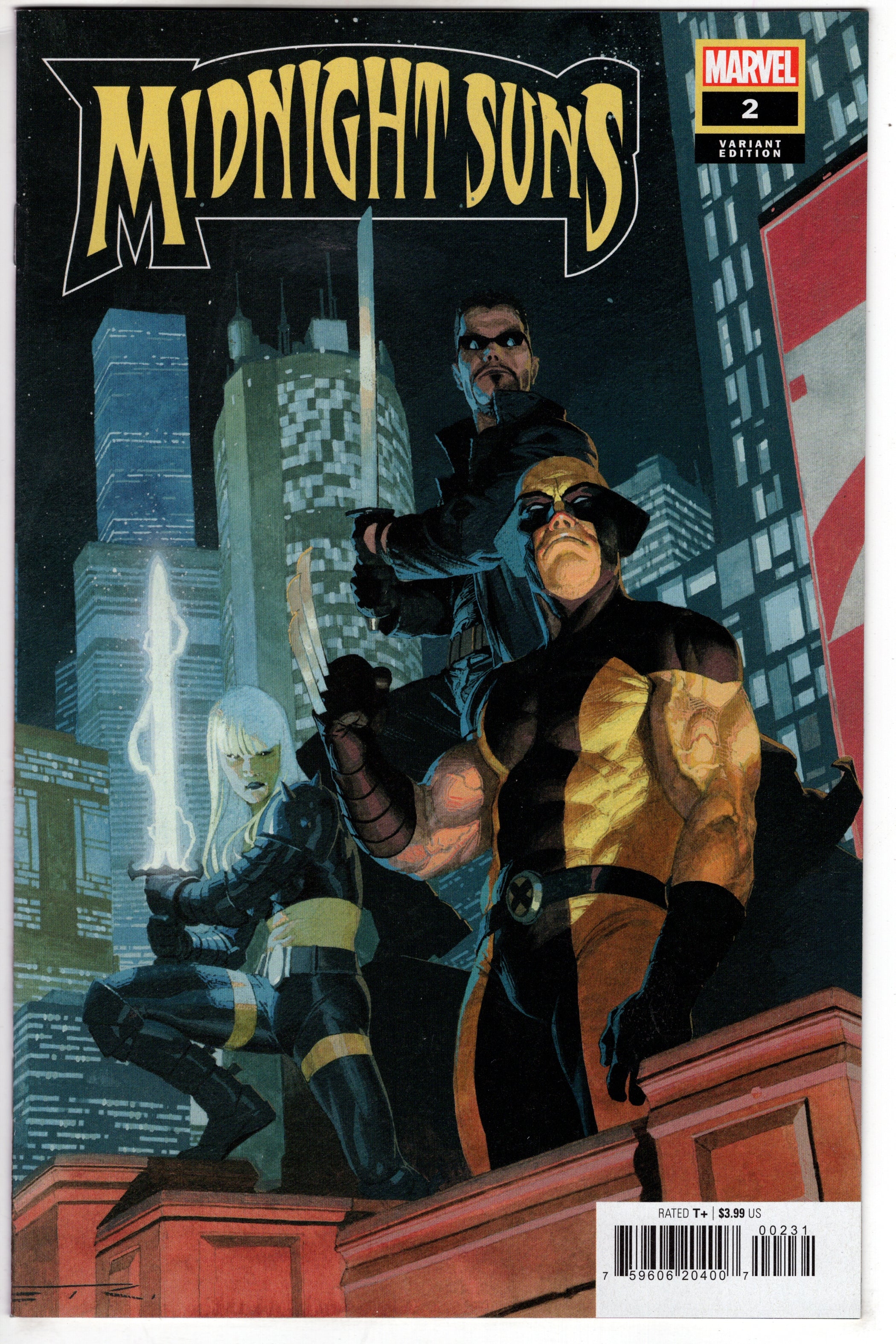 MIDNIGHT SUNS #1 GAME VARIANT NM MAGIK WOLVERINE BLADE STRANGE