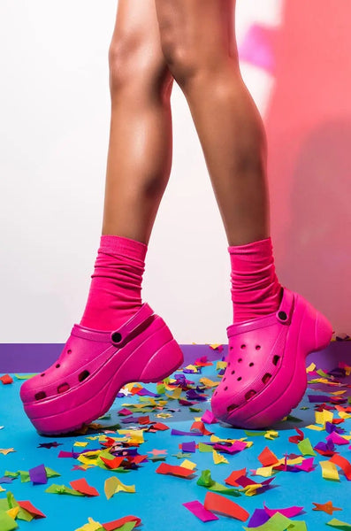 crocs with thick sole