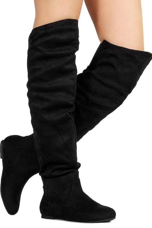 Thigh High Flat Boots